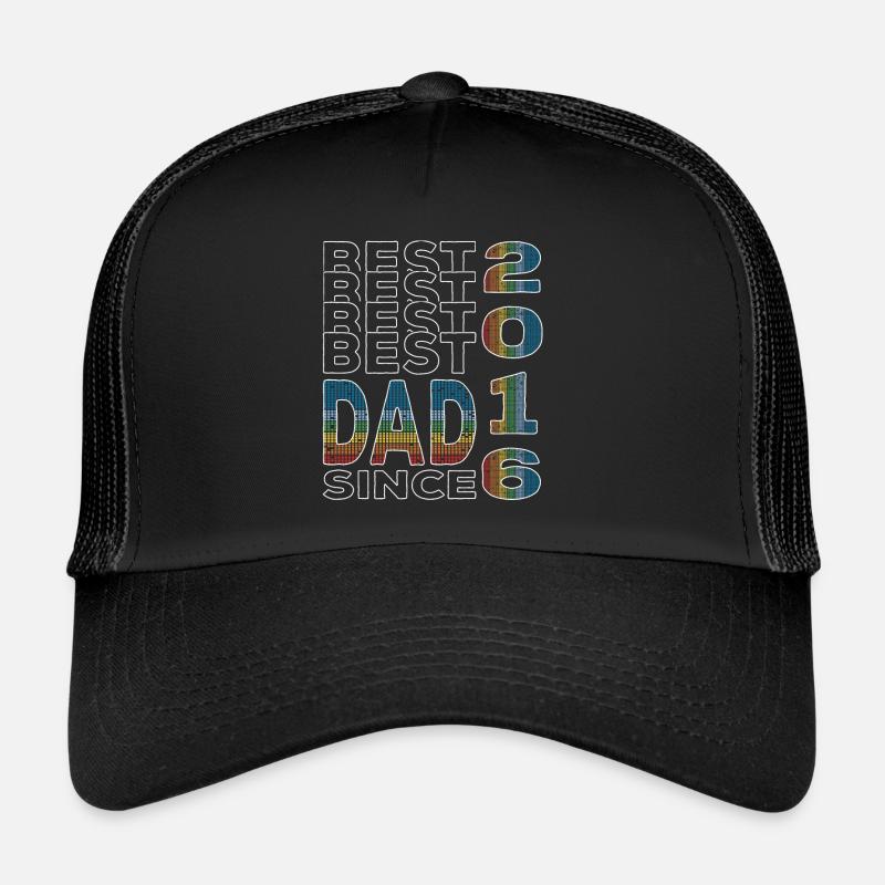 Bester Papa der Welt seit 2016 Vatertag Geburtstag Trucker Cap