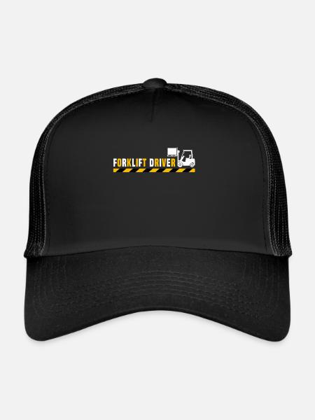 Staplerfahrer Stapler - Trucker Cap - Schwarz/Schwarz