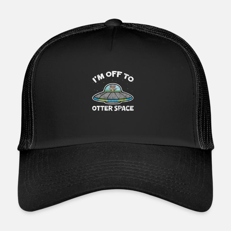 Otter - Trucker Cap - Schwarz/Schwarz