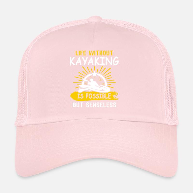 Kayaker Kayak Kayaking Trucker Cap