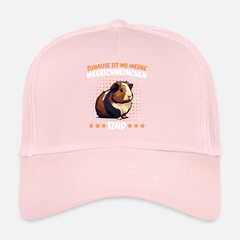 Meerschweinchen Kurzhaar Langhaar Crested Trucker Cap