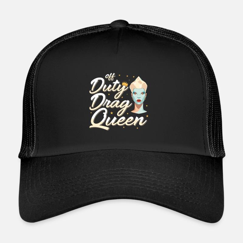 LGBTQ Off-duty Drag Queen Pride Trucker Cap