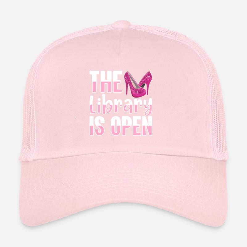 Proudly The library is open Drag Queen Trucker Cap