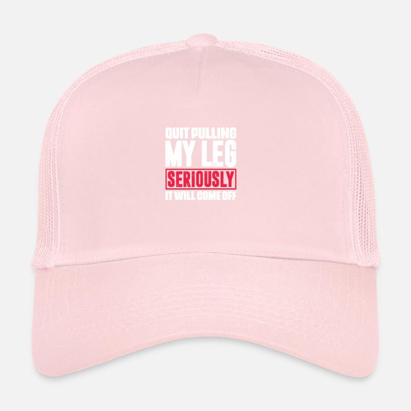 Amputation Amputieren Prothese Geschenk Trucker Cap
