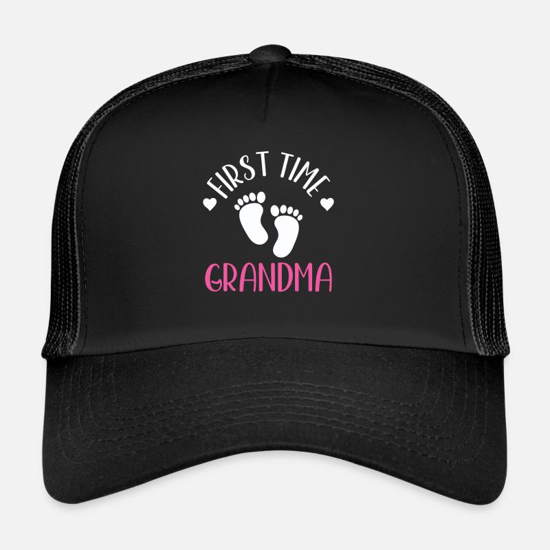 Das Erste Mal Oma Süß Großeltern Erstes Mal Trucker Cap