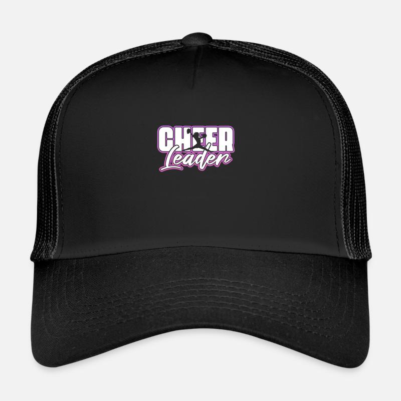 Cheerleader - Trucker Cap - Schwarz/Schwarz