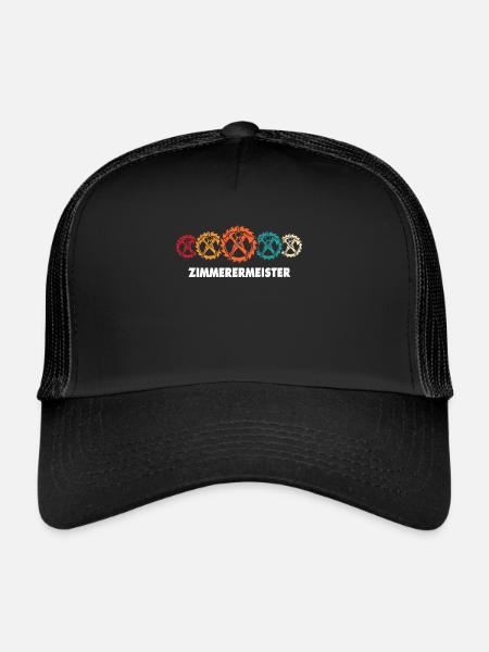 Zimmermann Zimmerleute Zimmerer - Trucker Cap - Schwarz/Schwarz