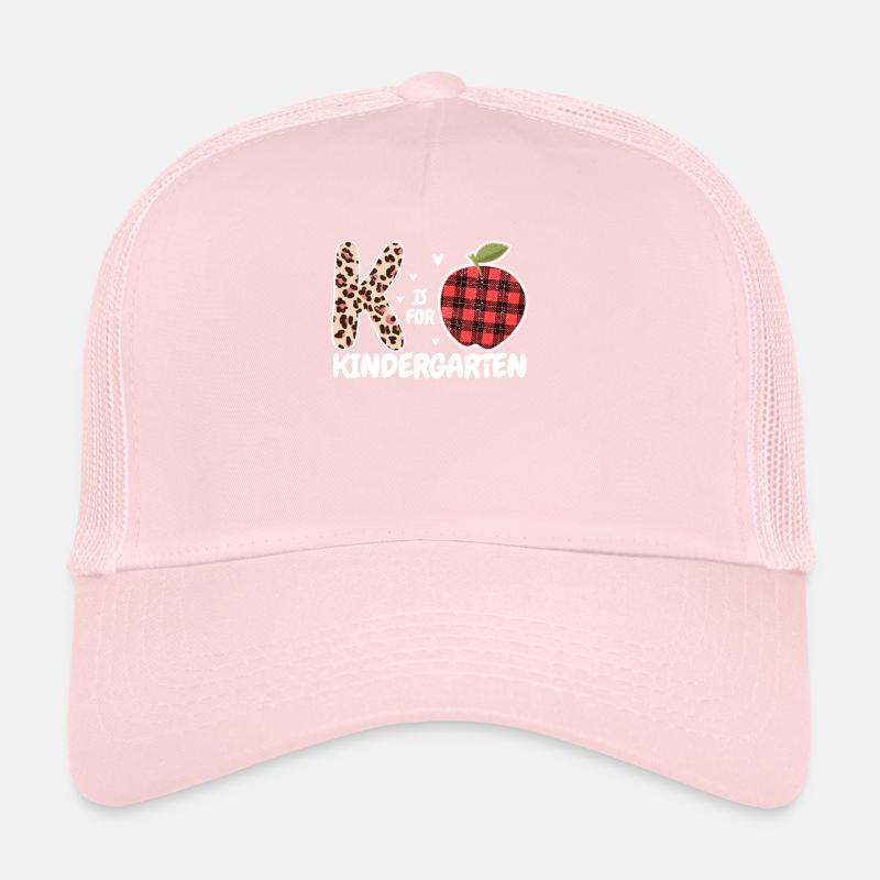 K est de retour pour Kindergarten Apple Teacher Casquette trucker 