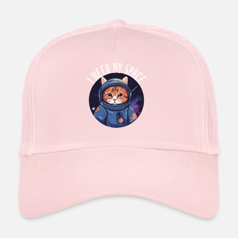 Chat J’ai besoin de mon chat d’astronomie de jeu de mots spatial Casquette trucker 