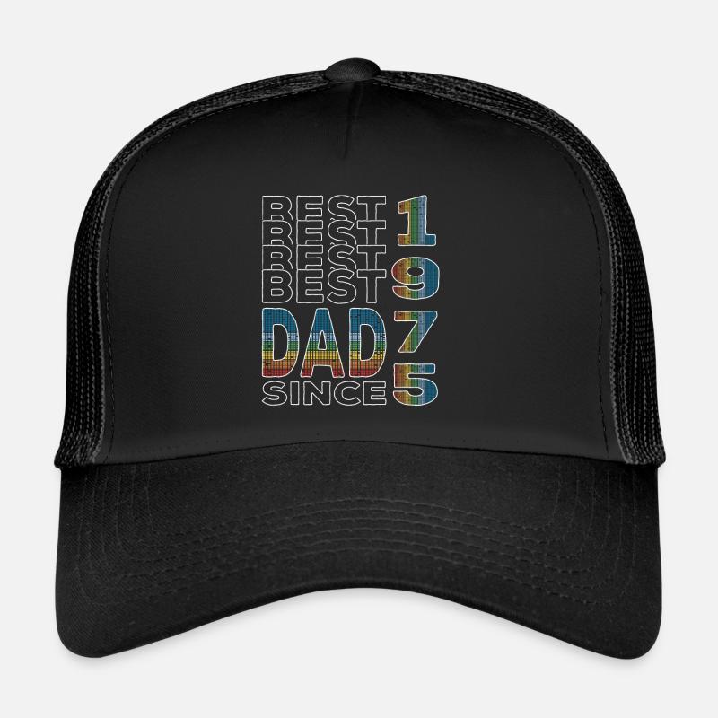 Bester Papa der Welt seit 1975 Vatertag Trucker Cap
