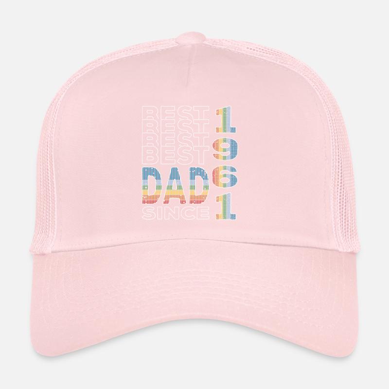 Bester Papa der Welt seit 1961 Vatertag Trucker Cap