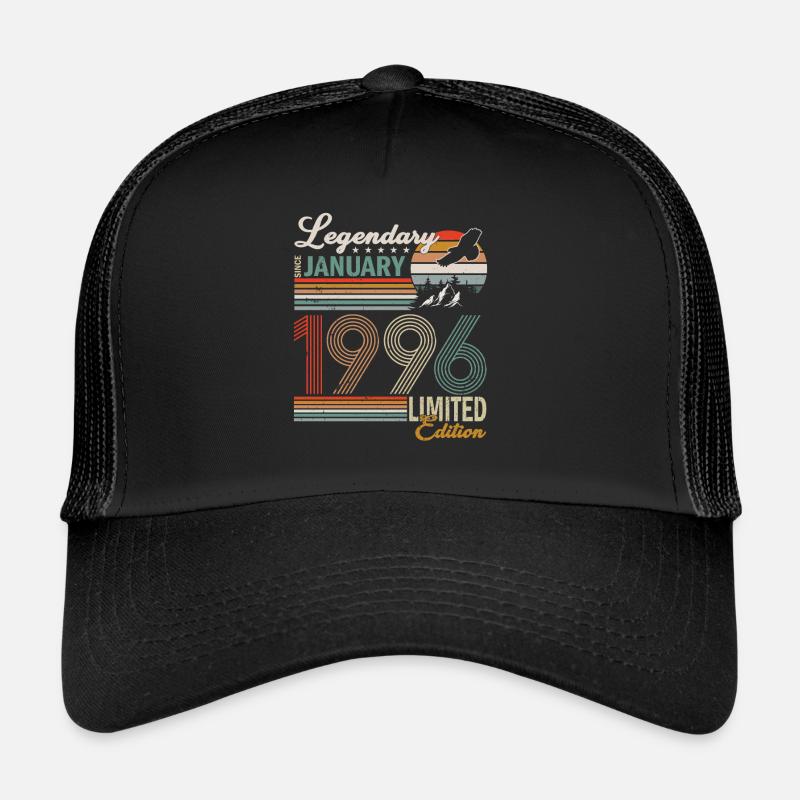 Janvier 1996. Cadeau d’anniversaire Janvier 1996. Casquette trucker 