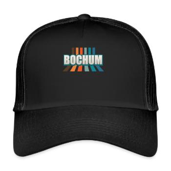 Bochumerin Bochumer Bochum - Trucker Cap - Schwarz/Schwarz - Vorne