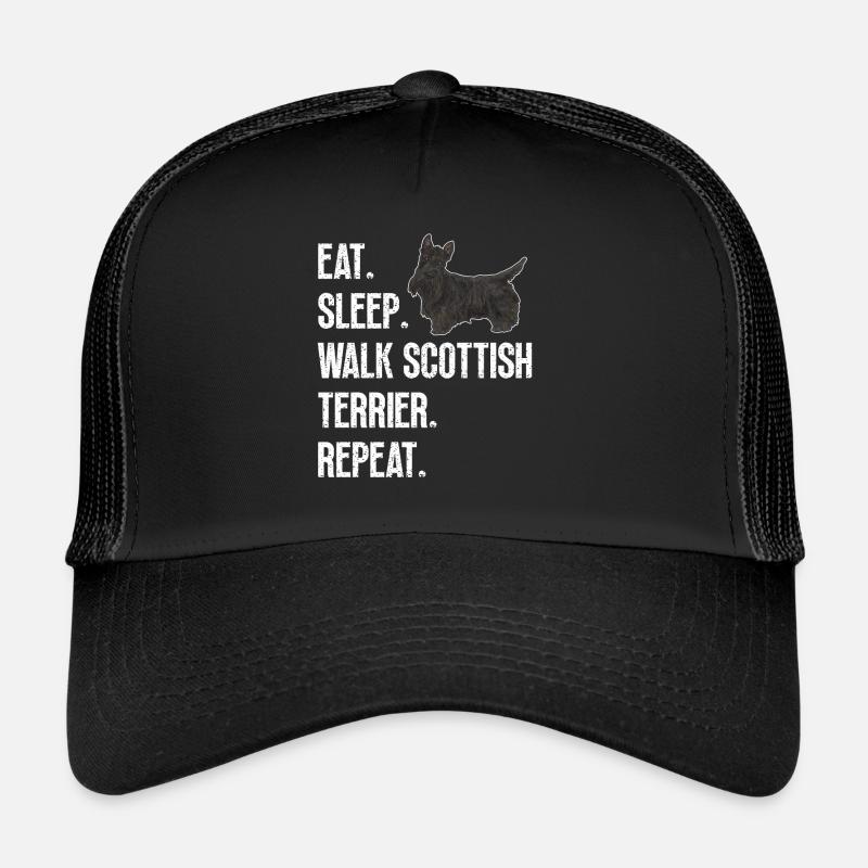 Scottish Terrier Scottie Hund Trucker Cap