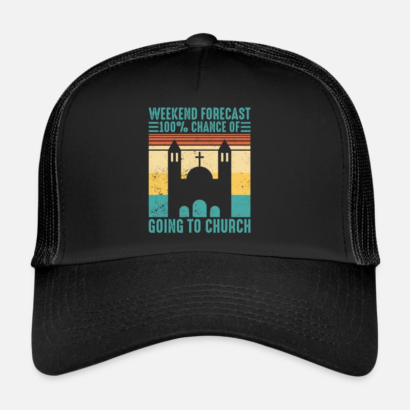 Lustiger Mormone - Trucker Cap - Schwarz/Schwarz