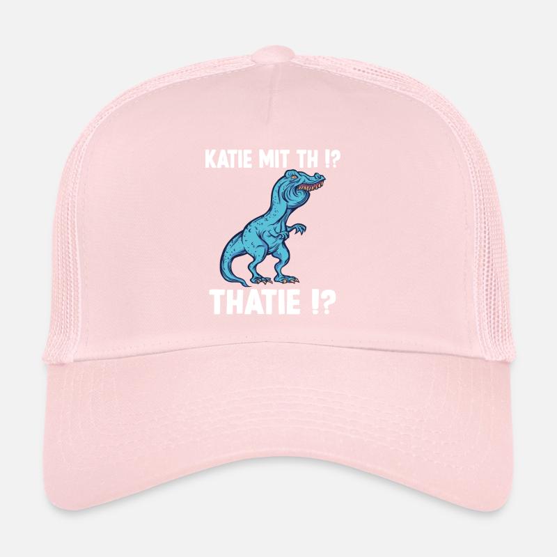 Katie oder Kathie T-Rex Überbiss Dinosaurier Meme Trucker Cap