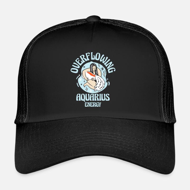 Wassermann Energie Astrologie Überlaufende Trucker Cap