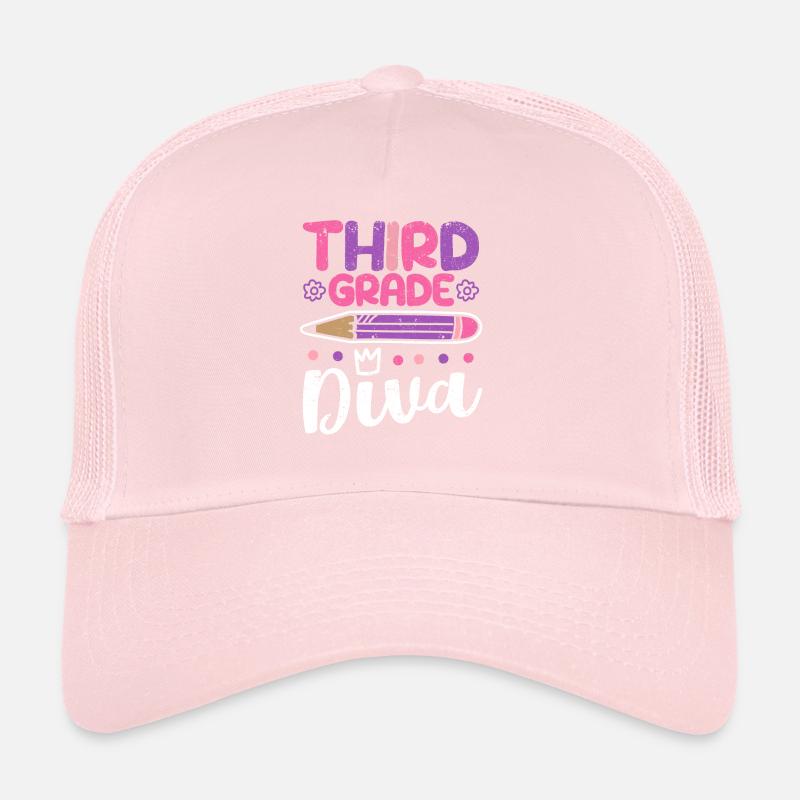 3rd Grade Diva Funny Third Grader Teacher Trucker Cap