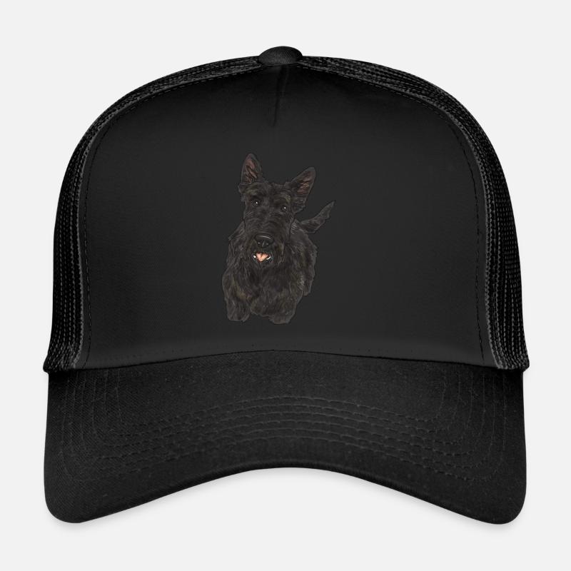 Scottish Terrier Scottie Dog Trucker Cap