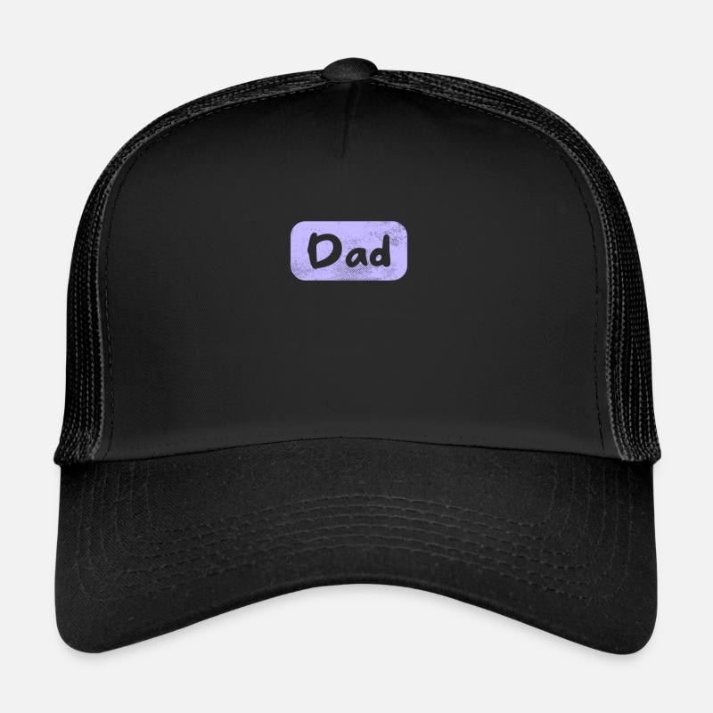 Bouclier de lettrage de papa Casquette trucker 