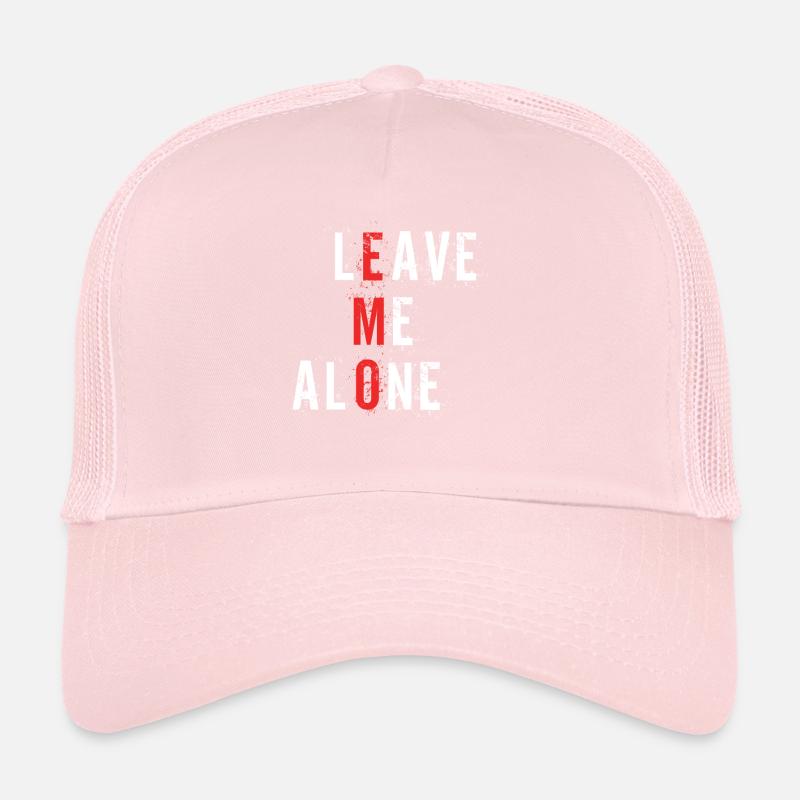 Leave Me Alone Emo Emotional Trucker Cap
