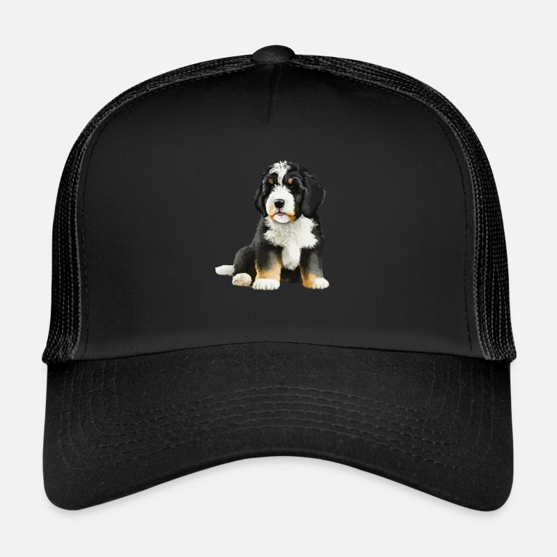 bernedoodle mom Trucker Cap