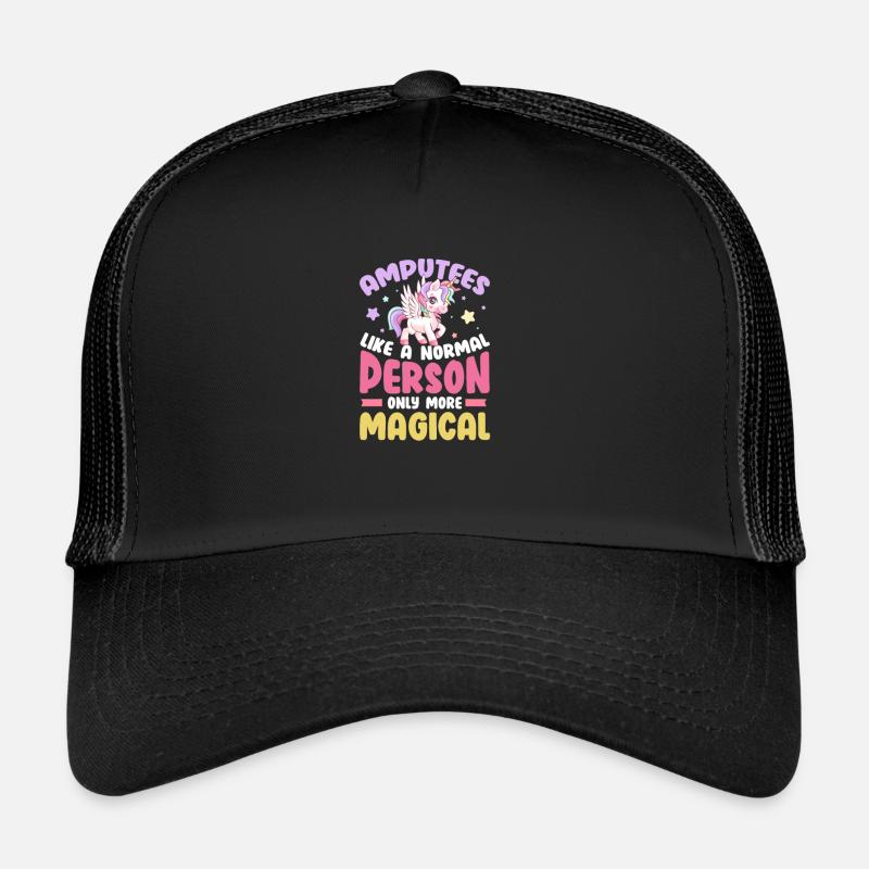 Amputation Amputation Prothèse Cadeau Casquette trucker 