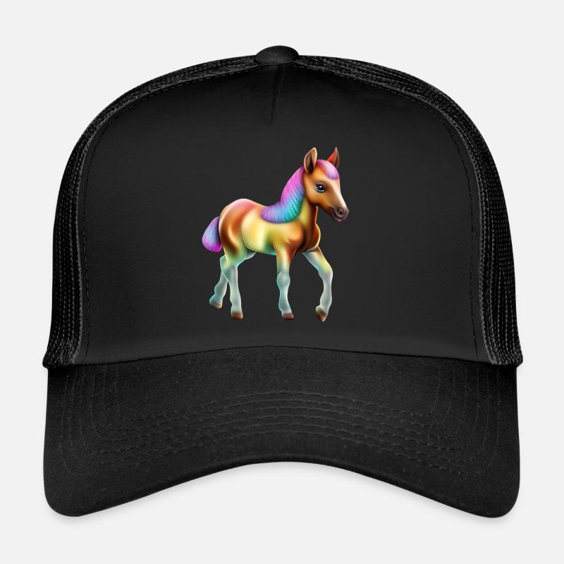 Bébé cheval coloré Casquette trucker 