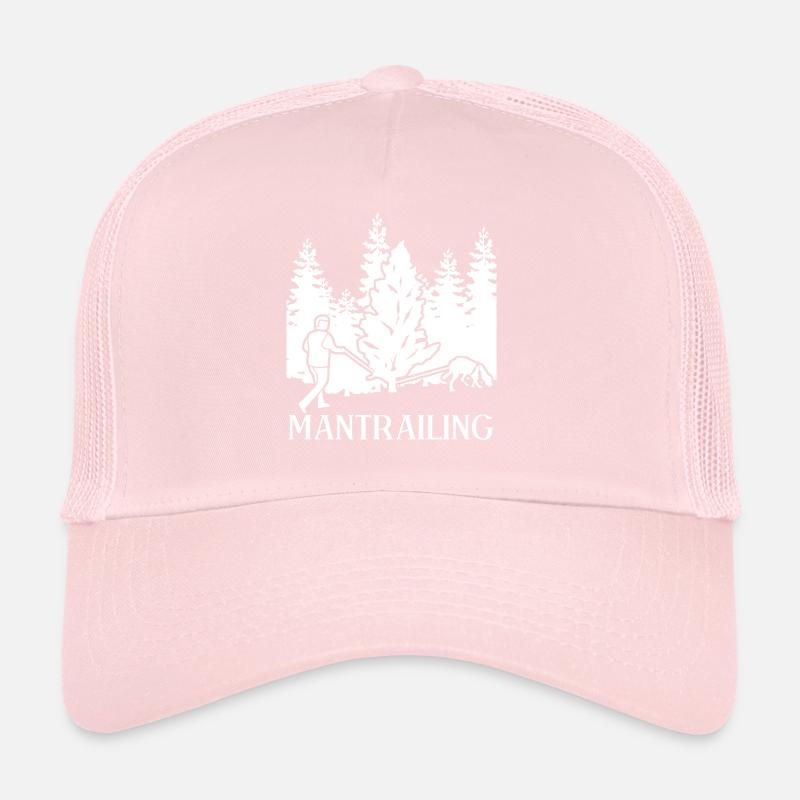 Mantrailing Mantrailer Dogs Forest Dog Trucker Cap
