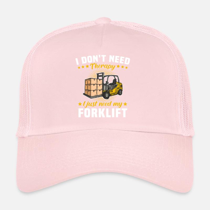 Forklift Therapy Forklift Driver Casquette trucker 