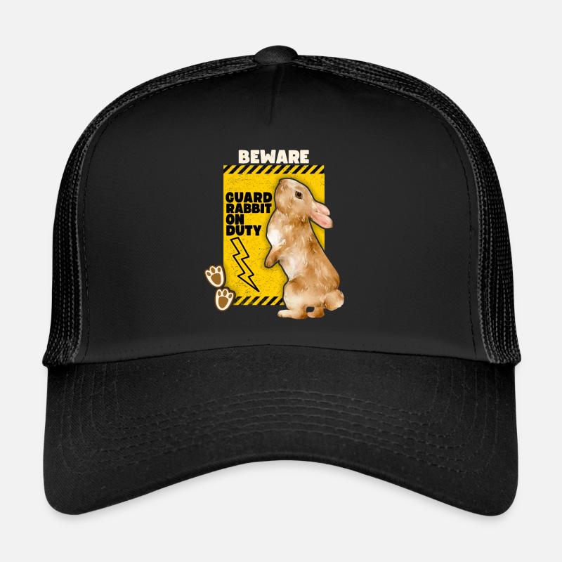 Kaninchen Hase lustiger Spruch Guard-Rabbit Witz Trucker Cap