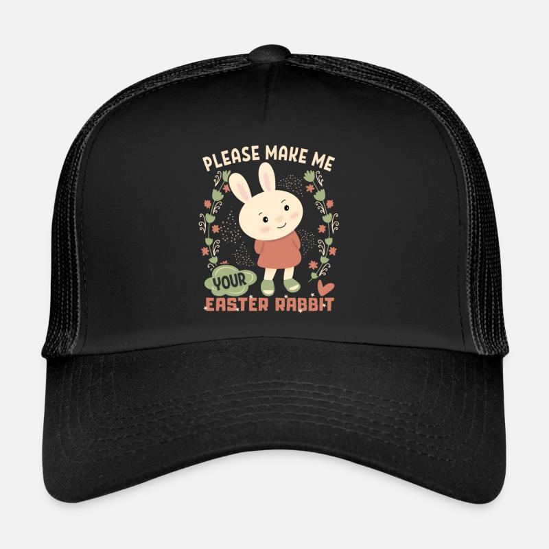 Osterhase, Easter-Rabbit retro vintage Hase Spruch Trucker Cap