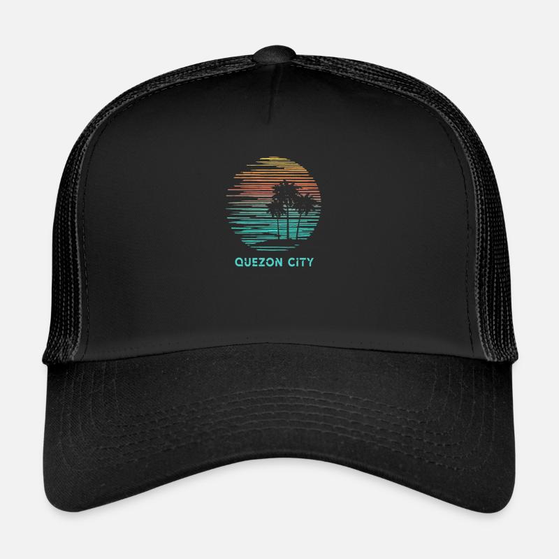 Quezon City Philippines Cool Souvenir Vacances Casquette trucker 