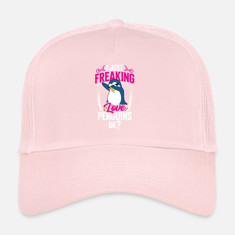 Ich Liebe Pinguine Einfach Ok Tier Pinguin Süß Trucker Cap