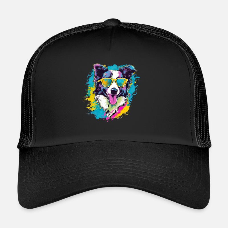 Border Collie Hund Hunderasse Trucker Cap