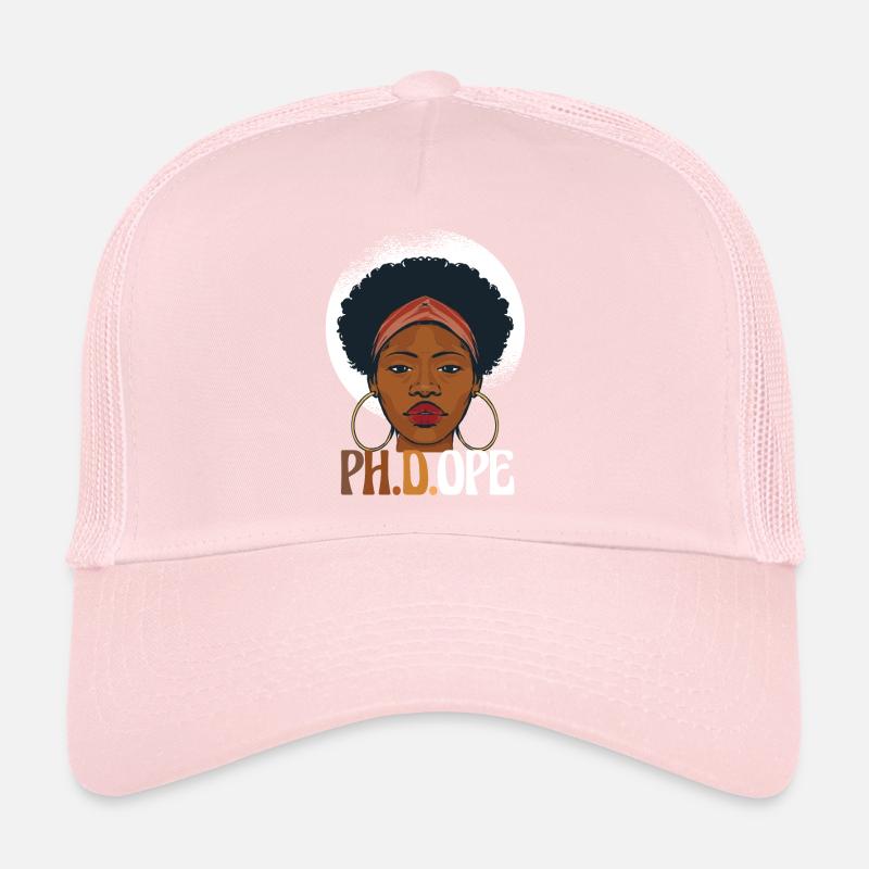 PH.D.OPE Doctorate PhD Student Graduation Afro Trucker Cap