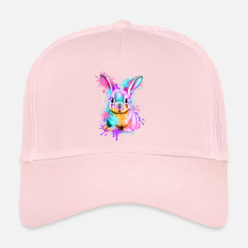 Rabbit Rabbit Colorful Trucker Cap