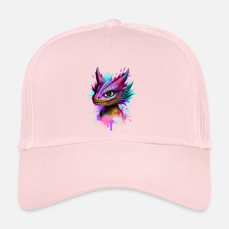 Kleiner Drache Bunt Trucker Cap