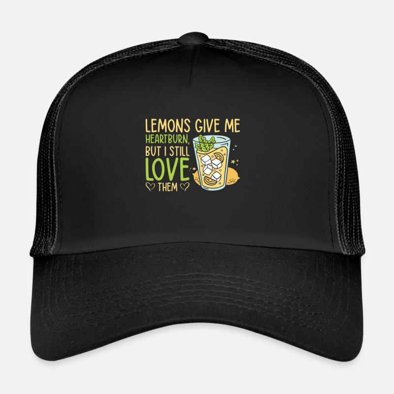 Limonade citron agrumes Casquette trucker 