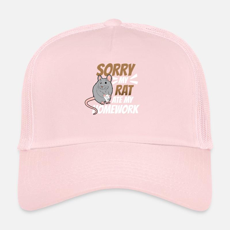 My rat ate my homework animal Trucker Cap
