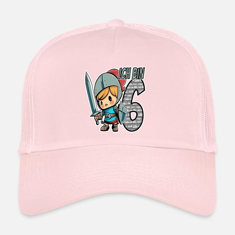 Ich bin 6 - 6. Geburtstag - Ritter Trucker Cap