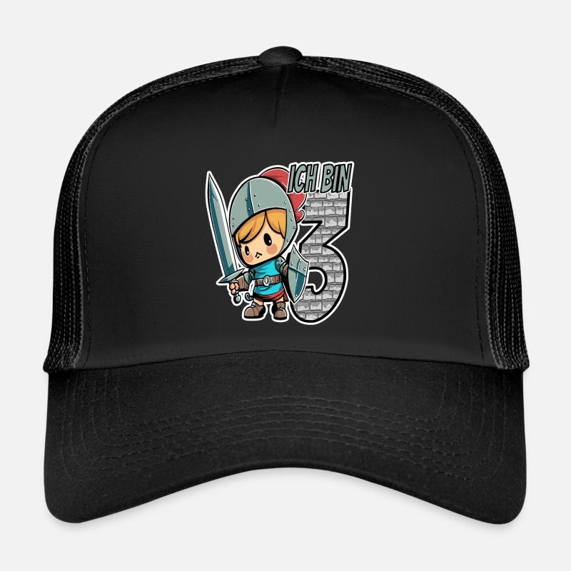 Ich bin 3 - 3. Geburtstag - Ritter Trucker Cap