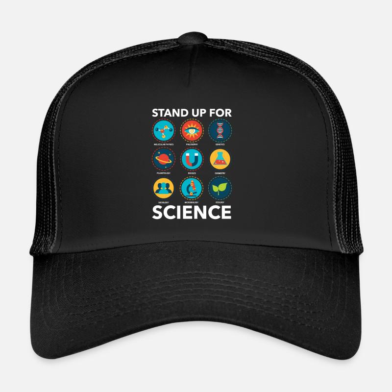Stand Up For Science Biology Physics School Casquette trucker 