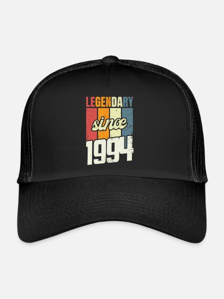 29th Birthday Level 29 Years 1994 - Trucker Cap - black/black - Front