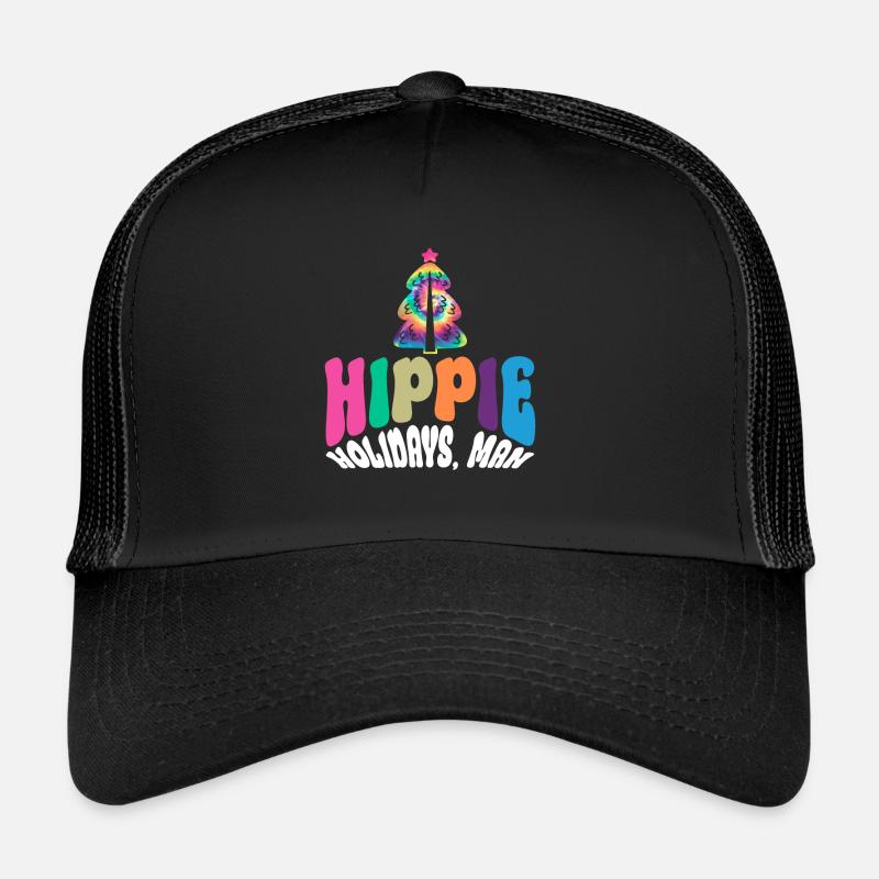 Hippie Holidays, Man - Noël hippie Casquette trucker 