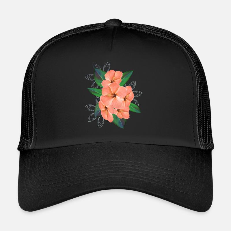 Bouquet de fleurs d’hibiscus - Bouquet - Fleurs Casquette trucker 