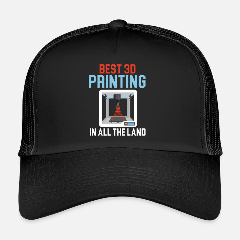 Bester 3D-Drucker im ganzen Land Machinist 3D Prin Trucker Cap