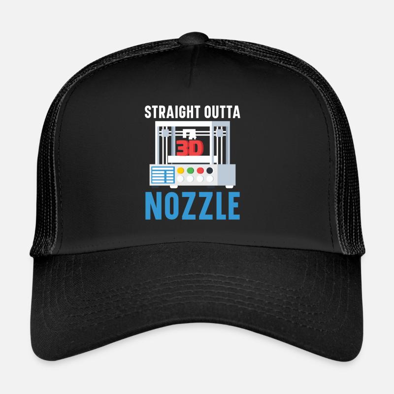 Directement de l’impression 3D de Nozzle Machinist Casquette trucker 