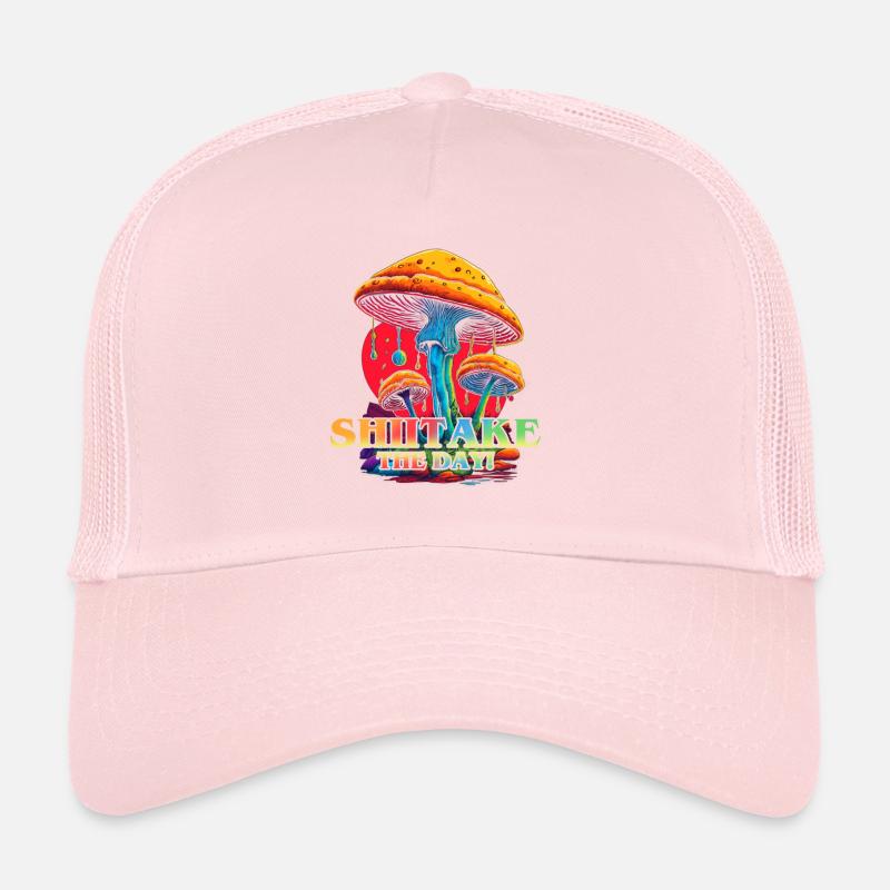 Shiitake Champignon Forêt Champignon Shiitake Moral Vegan Umami Casquette trucker 