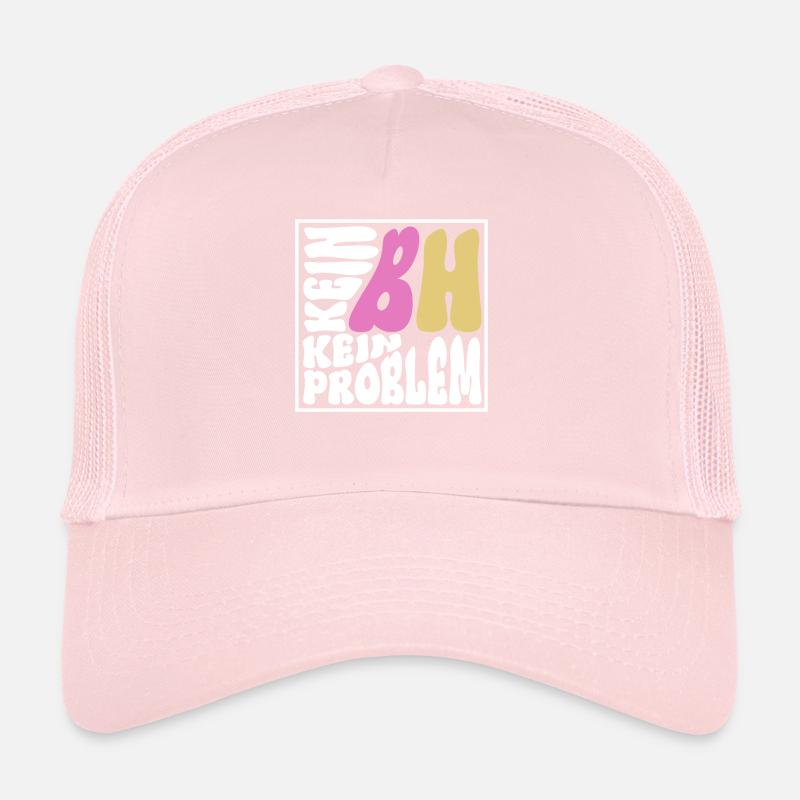 No bra No problem - Hippie costume 70s Trucker Cap